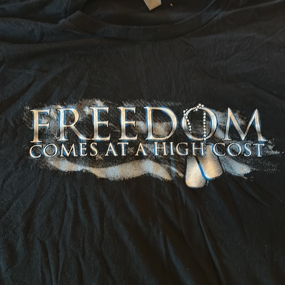 Til Valhalla Project Apparel Company (TVP), 4X Large, Black & White, T-Shirt. - Picture 2 of 5